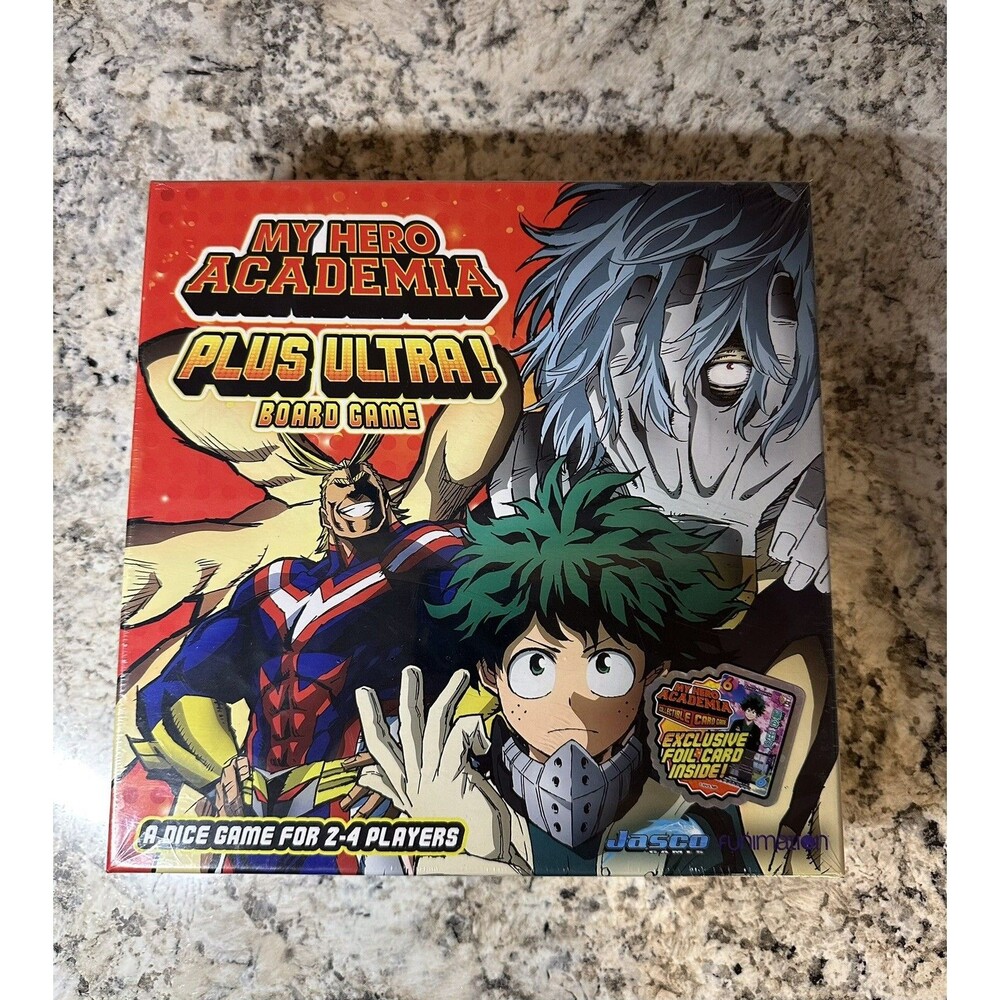 My Hero Academia Plus Ultra! Game With Bonus Foil Card Inside New Unopened